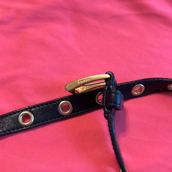 Prada Black size28/70 unisex belt - Picture 3 of 6
